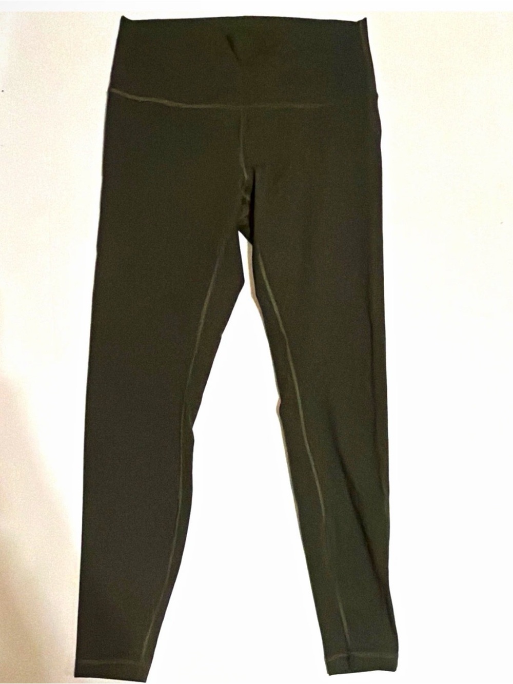 Lululemon Women's High-Waist Olive Green Leggings size 10